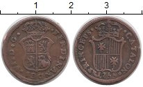 Продать Монеты Каталония 1 ардите 1755 Медь