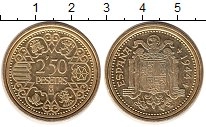 Продать Монеты Испания 2 1/2 песеты 1944 Бронза