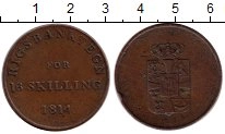 Продать Монеты Норвегия 16 скиллингов 1814 Медь