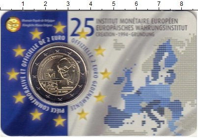 Продать Монеты Бельгия 2 евро 2019 Биметалл