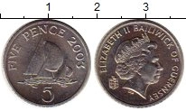 Продать Монеты Гернси 5 центов 2003 Медно-никель