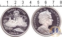 Продать Монеты Остров Мэн 1 крона 2001 Серебро