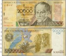 Продать Банкноты Венесуэла 20000 боливар 2006 