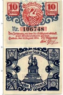 Продать Банкноты Германия : Нотгельды 10 пфеннигов 1920 