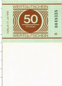 Продать Банкноты ГДР 50 пфеннигов 1990 