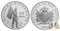 Продать Монеты Сан-Марино 10 евро 2005 Серебро