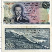 Продать Банкноты Люксембург 20 франков 1966 