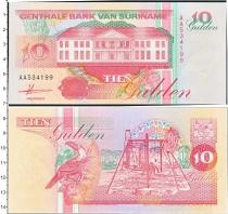 Продать Банкноты Суринам 10 гульденов 1998 
