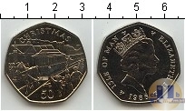 Продать Монеты Остров Мэн 50 центов 1986 Медно-никель