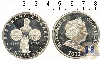 Продать Монеты Острова Кука 5 долларов 2002 Серебро