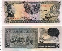Продать Банкноты Гондурас 5 лемпир 1978 