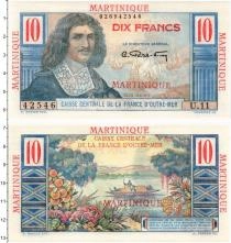 Продать Банкноты Мартиника 10 франков 1947 
