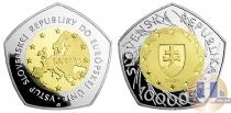 Продать Монеты Словакия 10000 крон 2004 Золото