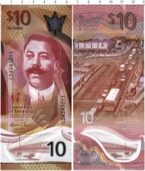 Продать Банкноты Барбадос 10 долларов 2022 