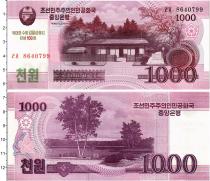Продать Банкноты Северная Корея 1000 вон 2012 