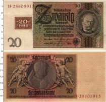 Продать Банкноты ГДР 20 марок 1948 