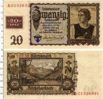 Продать Банкноты ГДР 20 марок 1948 