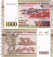 Продать Банкноты Руанда 1000 франков 1994 
