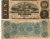 Продать Банкноты США 10 долларов 1863 