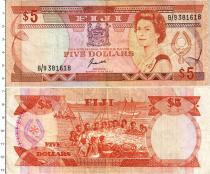 Продать Банкноты Фиджи 5 долларов 1989 