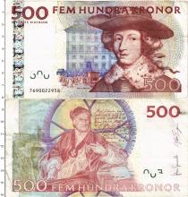Продать Банкноты Швеция 500 крон 2007 