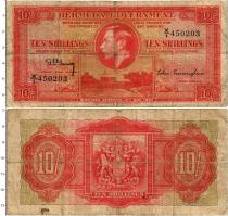 Продать Банкноты Бермудские острова 10 шиллингов 1937 