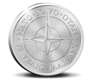 Читать новость нумизматики - 75-летие вступления Бельгии в НАТО на 10 евро