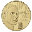 Читать новость нумизматики - 100-летие певца Шарля Азнавура на 10000 драм