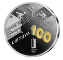 Читать новость нумизматики - Столетие олимпийского движения Литвы на 20 евро