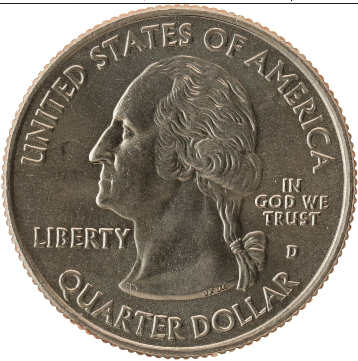 Американские монета квартер доллар