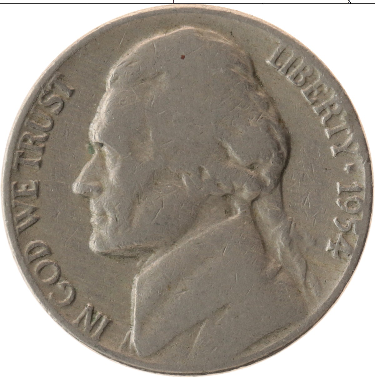США 5 центов 1945 р серебро