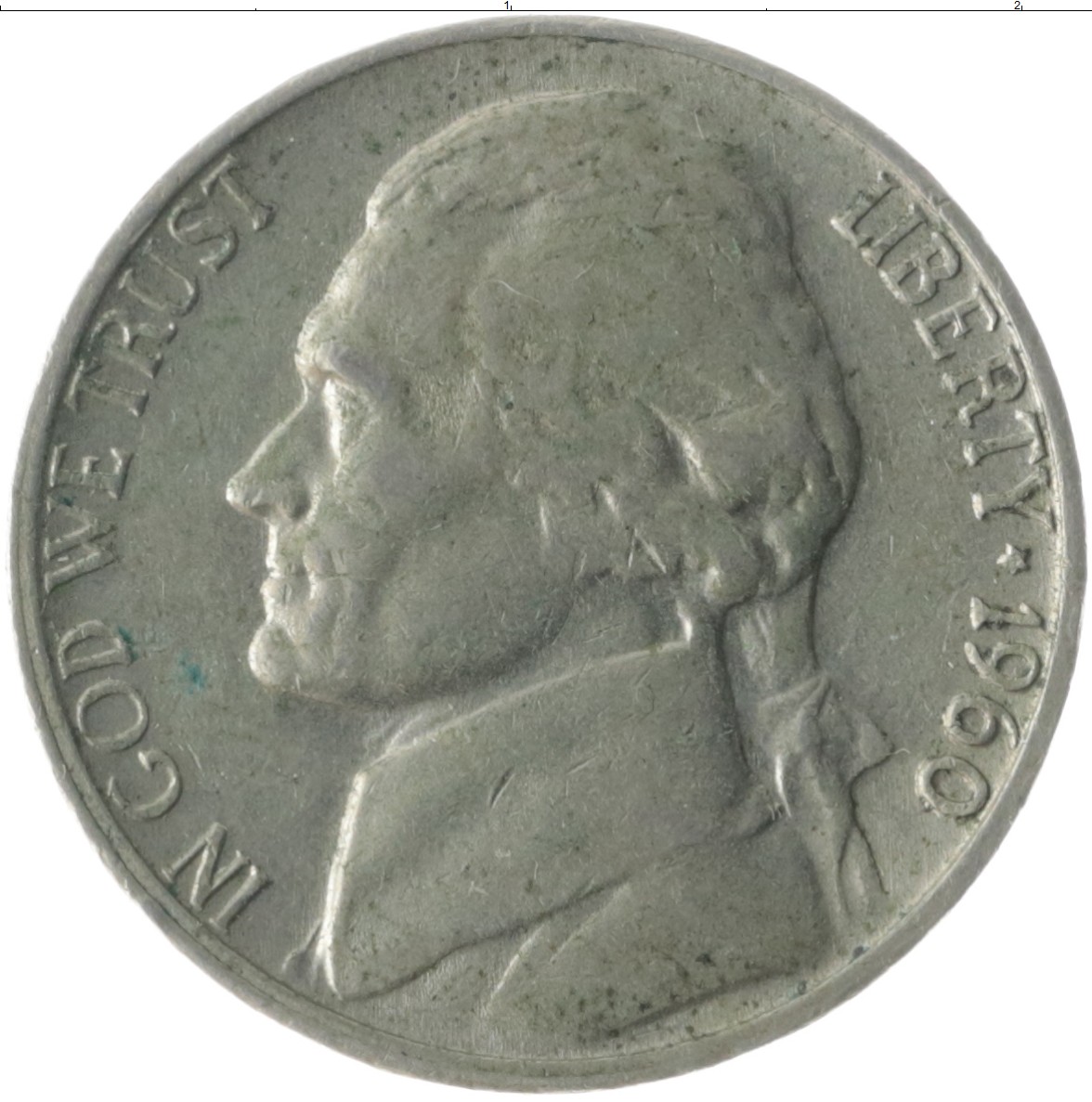 монета 5 центов сша