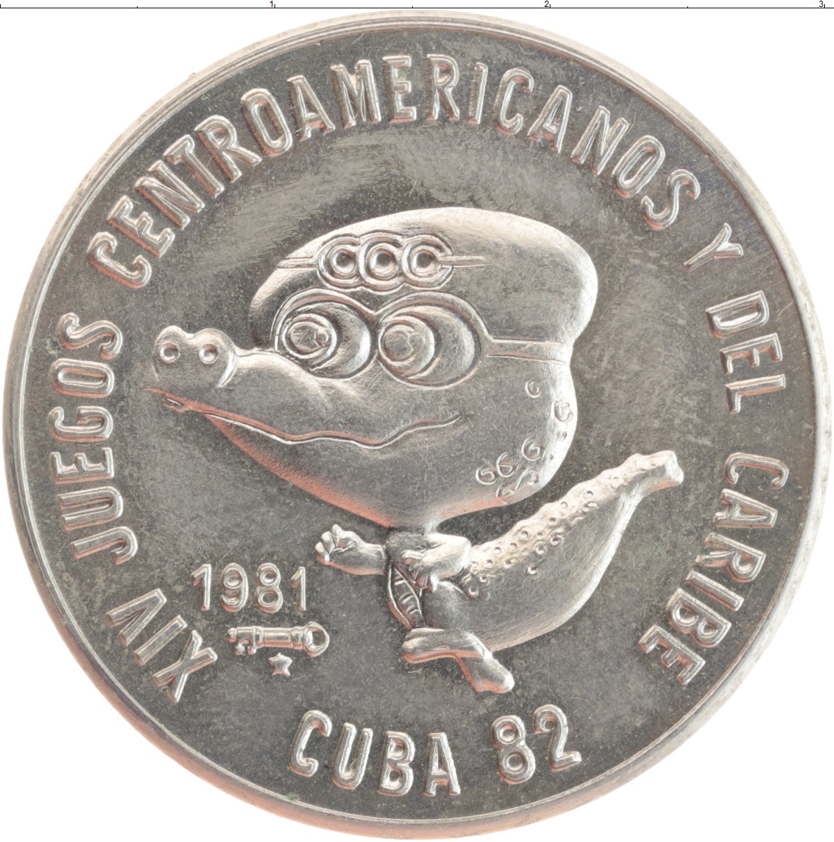 Монета 1 песо Куба