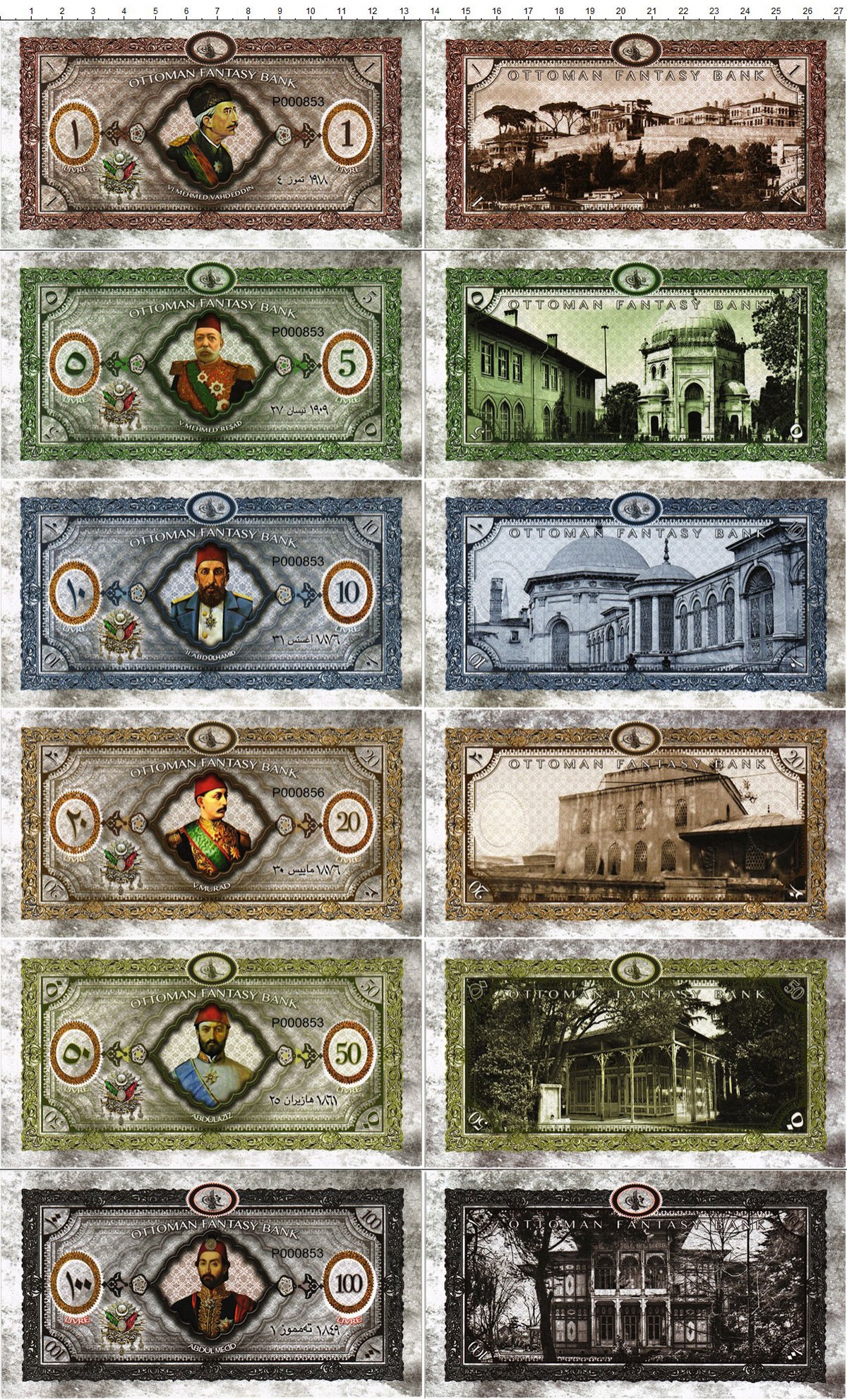 банкноты турции каталог