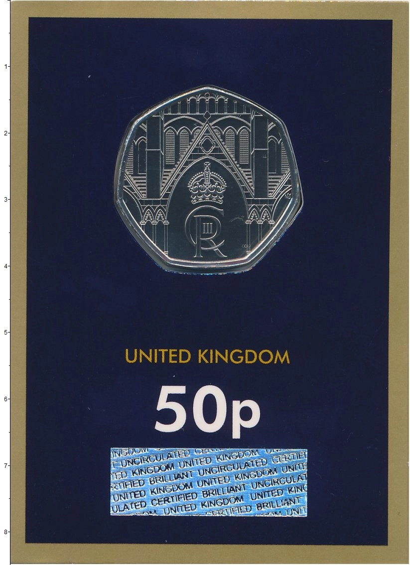 Набор монет 50 пенсов Англии 2023 года Медно-никель ?? "Начало Новой Эры" - Памятная монета коронации Карла III ??

Празднуйте коронацию Карла III с этой памятной монетой в 50 пенсов, выпущенной в Великобритании в 2023 году
