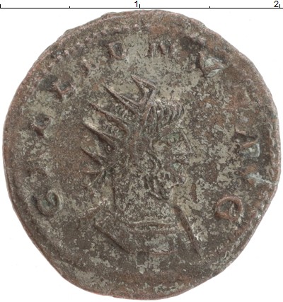 

Монеты Клуб Нумизмат, Монета Древний Рим 1 антониниан III век Серебро XF-
