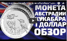Видео: Инвестиционная серебряная монета Кукабара 1 доллар 2017 Австралия. 