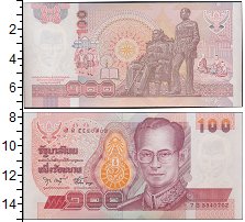 

Банкноты Клуб Нумизмат, Банкнота Таиланд 100 бат 2004 UNC