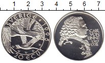 

Монеты Клуб Нумизмат, Монета Швеция 20 экю Серебро 1995 Proof