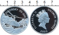 

Монеты Клуб Нумизмат, Монета Соломоновы острова 25 долларов Серебро 2003 Proof