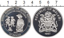 

Монеты Клуб Нумизмат, Монета Малави 20 квач Серебро 1997 Proof