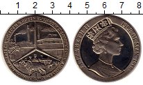 

Монеты Клуб Нумизмат, Монета Остров Мэн 1 крона Медно-никель 1989 UNC-