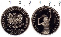 

Монеты Клуб Нумизмат, Монета Польша 200 злотых Медно-никель 1987 Proof-