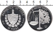 

Монеты Клуб Нумизмат, Монета Куба 10 песо Серебро 1994 Proof-