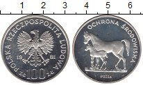 

Монеты Клуб Нумизмат, Монета Польша 100 злотых Серебро 1981 Proof-