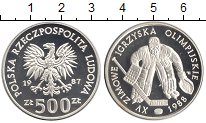 

Монеты Клуб Нумизмат, Монета Польша 500 злотых Серебро 1987 Proof