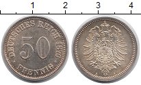 

Монеты Клуб Нумизмат, Монета Германия 50 пфеннигов Серебро 1876 UNC-