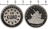 

Монеты Клуб Нумизмат, Монета Германия 10 евро Медно-никель 1998 Proof-