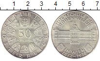 

Монеты Клуб Нумизмат, Монета Австрия 50 шиллингов Серебро 1972 UNC-