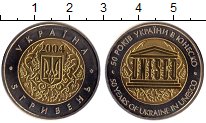 

Монеты Клуб Нумизмат, Монета Украина 5 гривен Биметалл 2004 UNC-